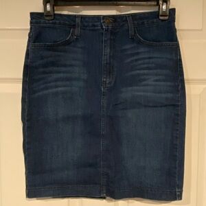 Just Black Denim Skirt